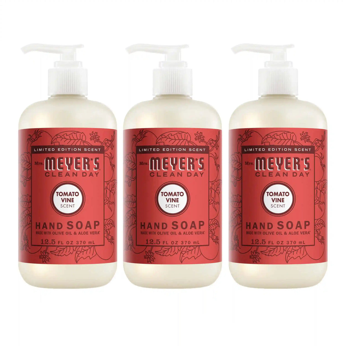 Tomato Vine Liquid Hand Soap 3-count Bundle