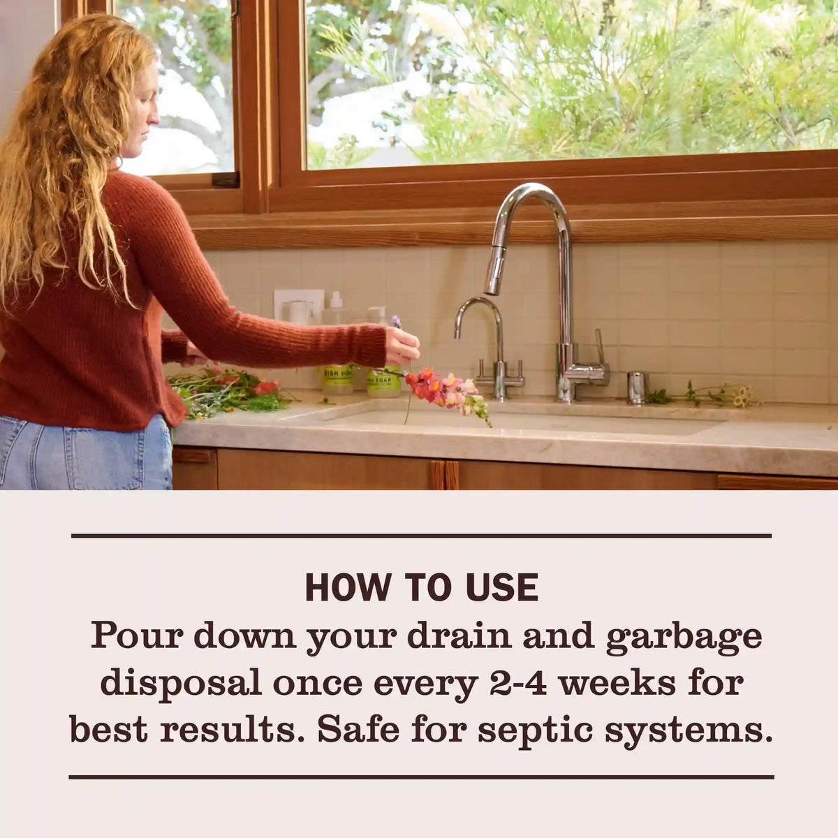 Lemon Verbena Probiotic Drain Maintenance