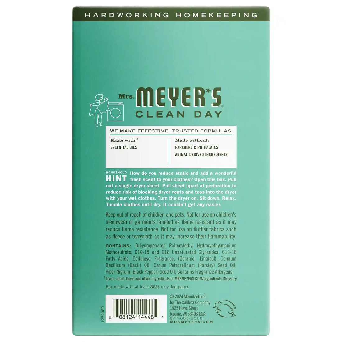 Basil Dryer Sheets