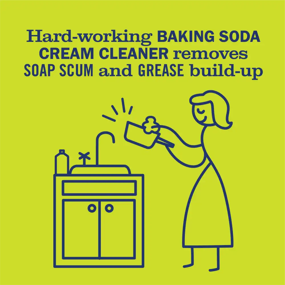 Lemon Verbena Baking Soda Cream Cleaner - 16 oz